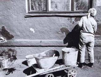 Untitled (worker with stucco)