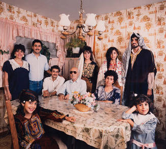 Palestinian-American Family in Their Home, W. 79th Street, from Changing Chicago