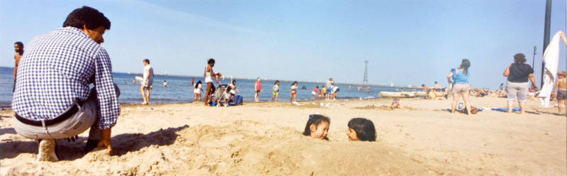 Montrose Beach, Chicago, from Changing Chicago