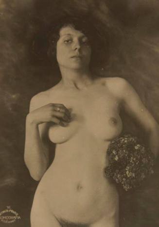 Untitled #76 (nude with bouquet)