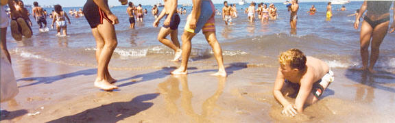 Oak Street Beach, Chicago, from Changing Chicago