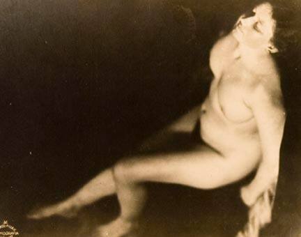 Untitled #36 (seated female nude, viewed from above left [horizontal])