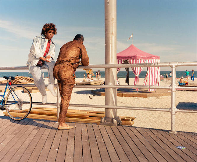 Couple, Leisure Suit, Boardwalk, Atlantic City