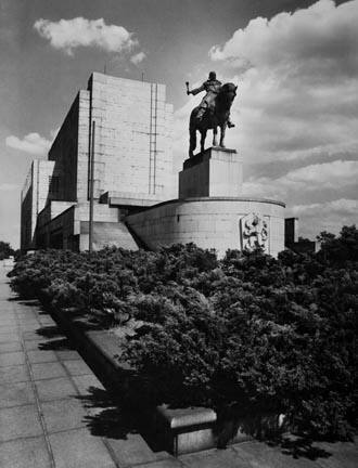 Untitled (monument with gothic warrior)