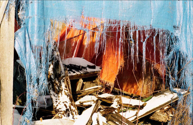 Blue and Orange Tarp, 2005-2015