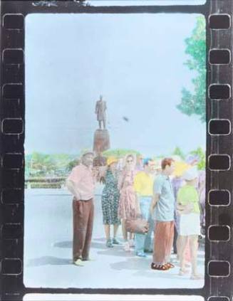 Untitled (tourists off-center), from the "I come from the childhood" series