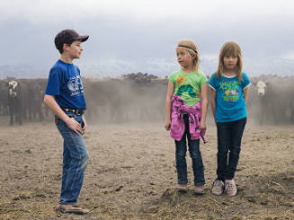 Trent, Torrey, and Taylor, Cattle Ranch, Nevada, from the "Human Nature" series