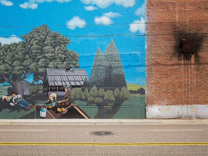 Farmer John Slaughterhouse and Meat Packing Plant, California, from the "Human Nature" series