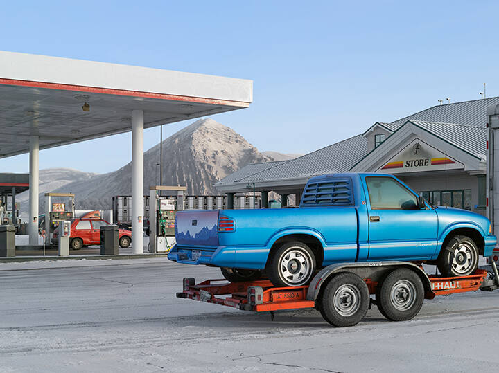 Gas Station, Wyoming, from the "Human Nature" series