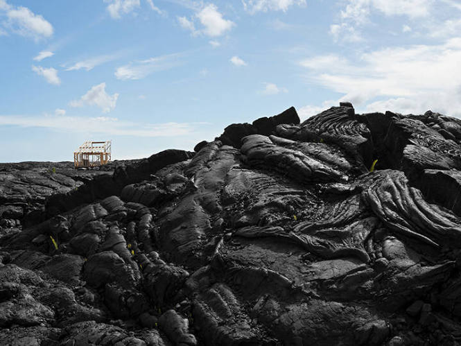 House Construction after a Lava Flow, Hawaii, from the "Human Nature" series