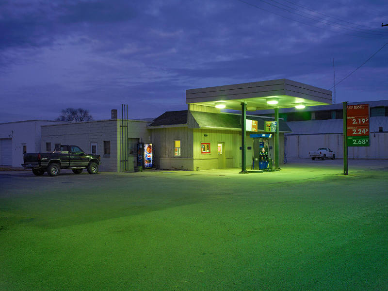 Single Pump Gas Station, Allerton, IL