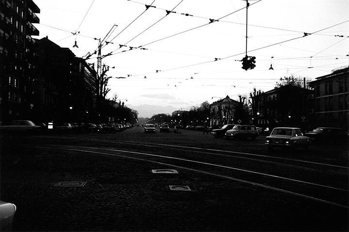 Sunset, Corso Stati Uniti, Turin, from the "Italy" portfolio