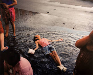 Girl in Rain, Chicago