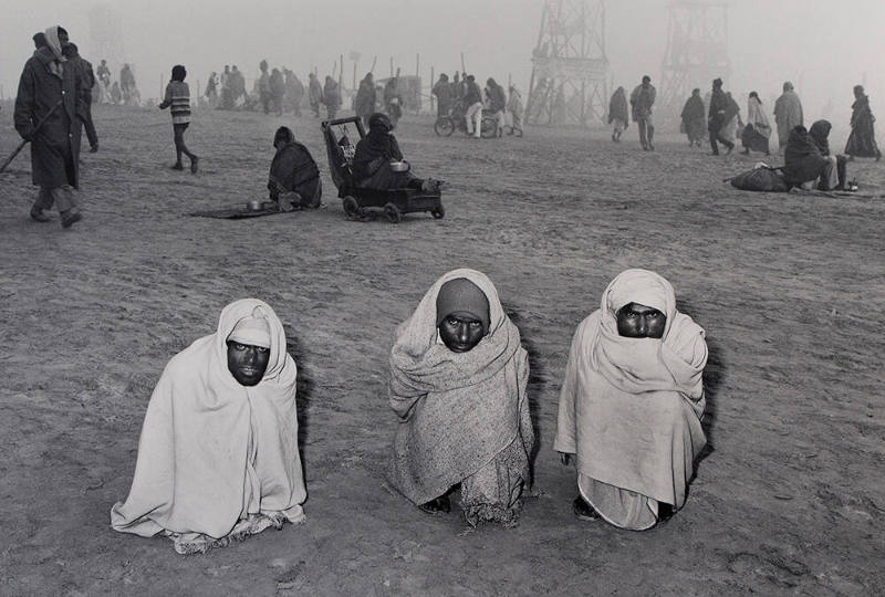 Three Pilgrims at the Sangam