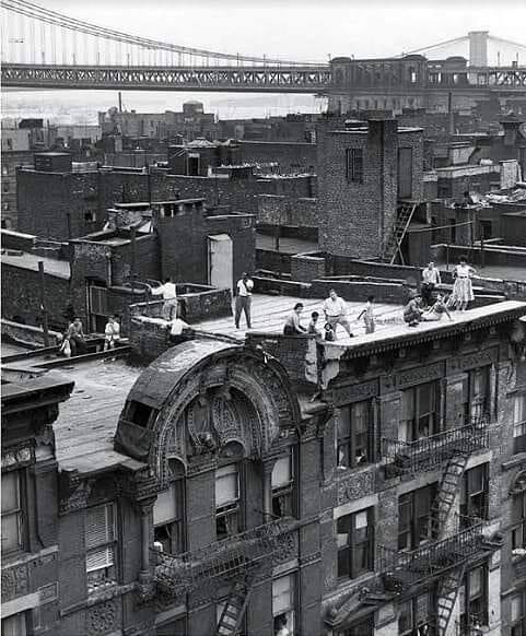 Henry Street Rooftops, Lower East Side, NY