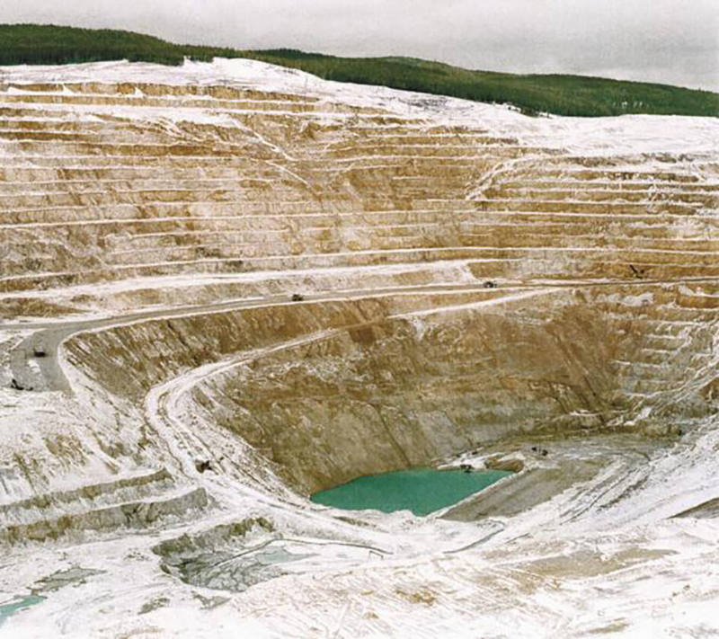 Mines #17, Lornex Open Pit Copper Mine, High Valley, British Columbia