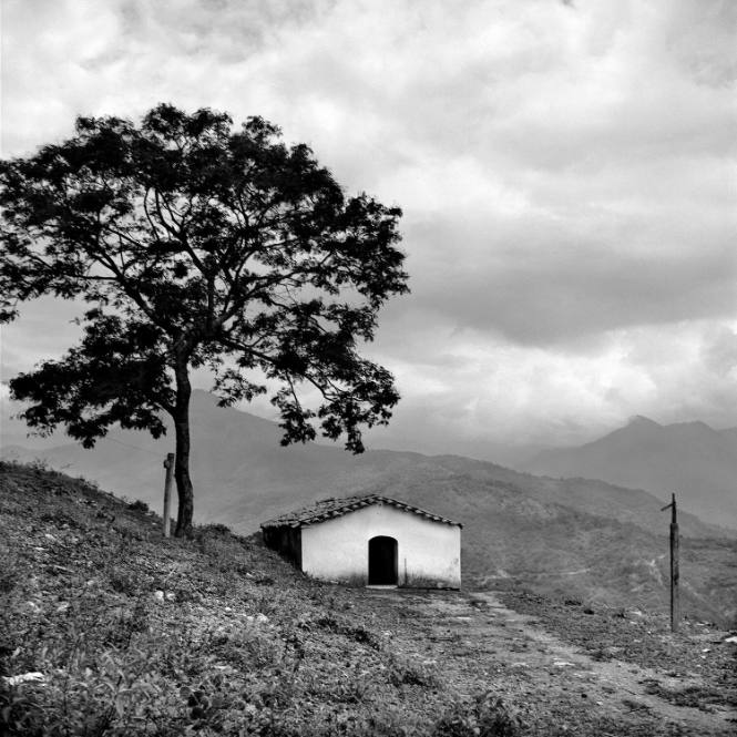 The entrance of the old Pantheon of Yalalag, Yalalag, from the "Ben'n Yalhalhj/ Soy de Yalalag/ I'm from Yalalag" series