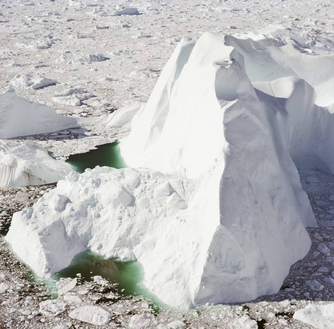 Ice Fjord Leading to Jakobshavn Glacier #1, from the "Greenland" series