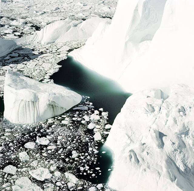 Ice Fjord Leading to Jakobshavn Glacier, from the "Greenland" series