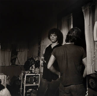 Couple at the Sabatine's, Martins Creek, Pa., from the "Making Out" Portfolio