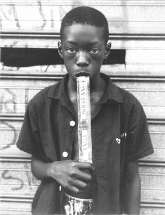 A Boy Eating a Foxy Pop