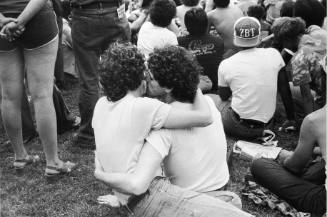 Couple at Gay Pride Parade