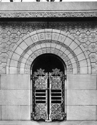 Getty Tomb, Graceland Cemetery, Chicago, from the Historic American Buildings Survey