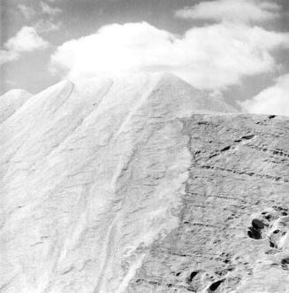 Salt Mountain at 99th Street Bridge on the River's Edge, from Changing Chicago