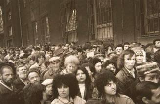 Crowd of people, from the "Ostrava" series