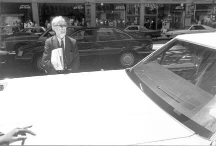 Man Standing in the Street, Chicago, from Changing Chicago