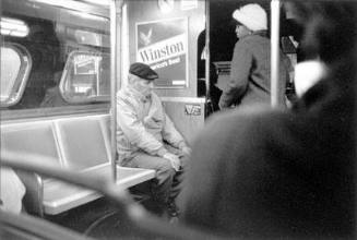 Man and Woman Riding a Bus, Chicago, from Changing Chicago