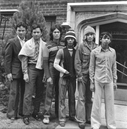 Cambodians Living on Juneway Terrace, Chicago, from the "Cambodian Boat People" series