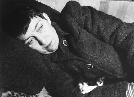 Berenice Abbott with Cat